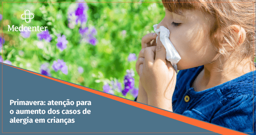 Primavera: estação provoca aumento de casos de alergia em crianças